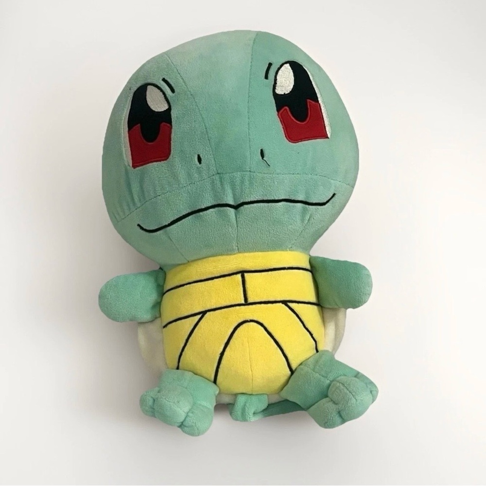 Jumbo Squirtle Pokemon Plush Toy 19” Pillow Collectible Retro Gamercore Classic - Picture 3 of 8
